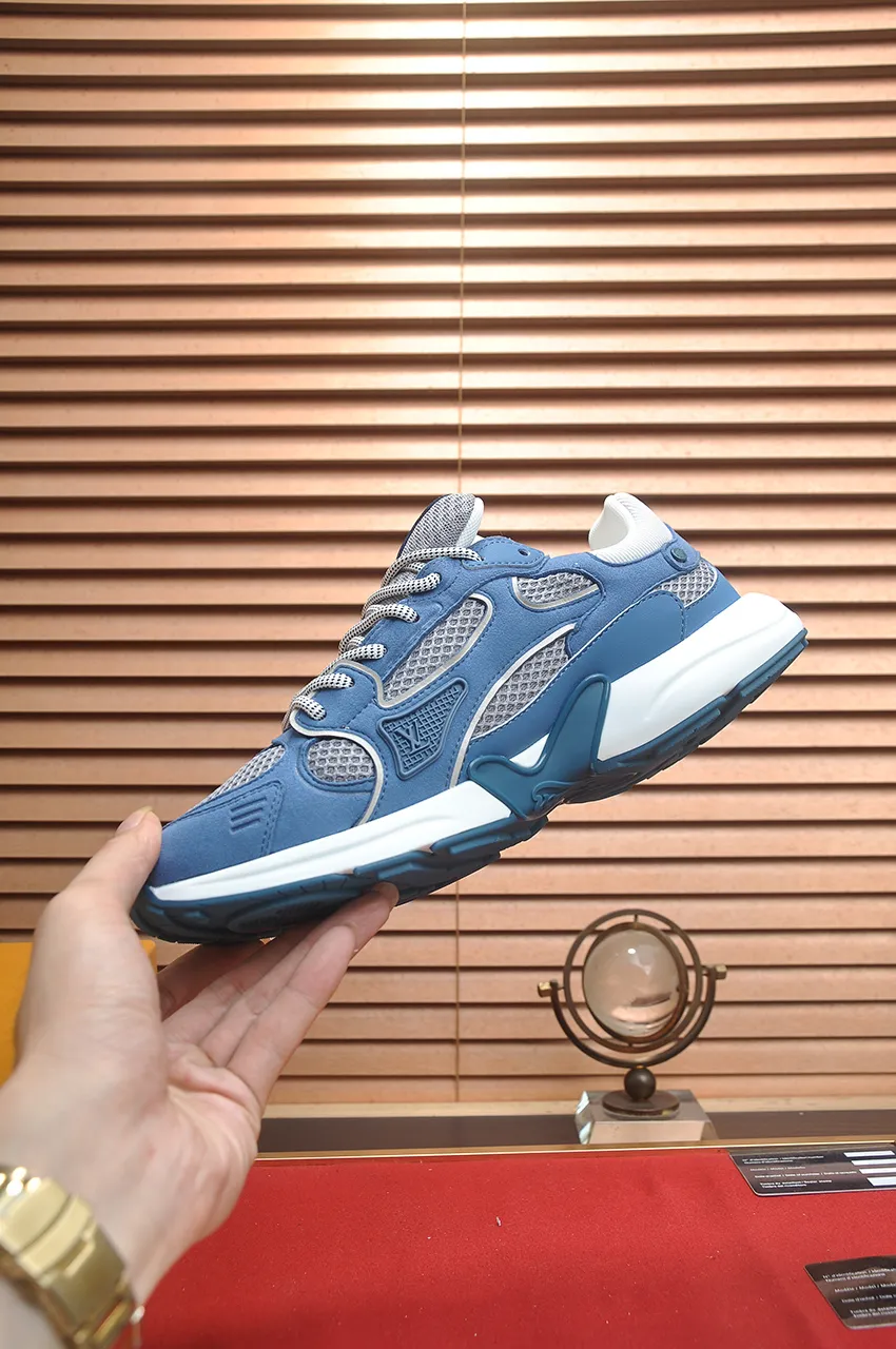 Men's men's shoes 💰640💶[LOUIS VUITTON] (couples 💑 style) new original order 🍀LV Louis Vuitton * - top version of LV classic trendy shoes! Made of imported original fabrics, mesh lining, and original wear-resistant rubber foam outsole! High quality products! Size (Female 35-39) (Male 39-44)